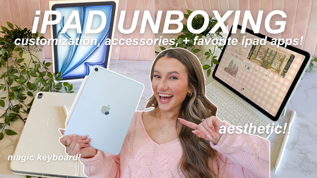 M3 iPAD AIR UNBOXING + SETUP: 11