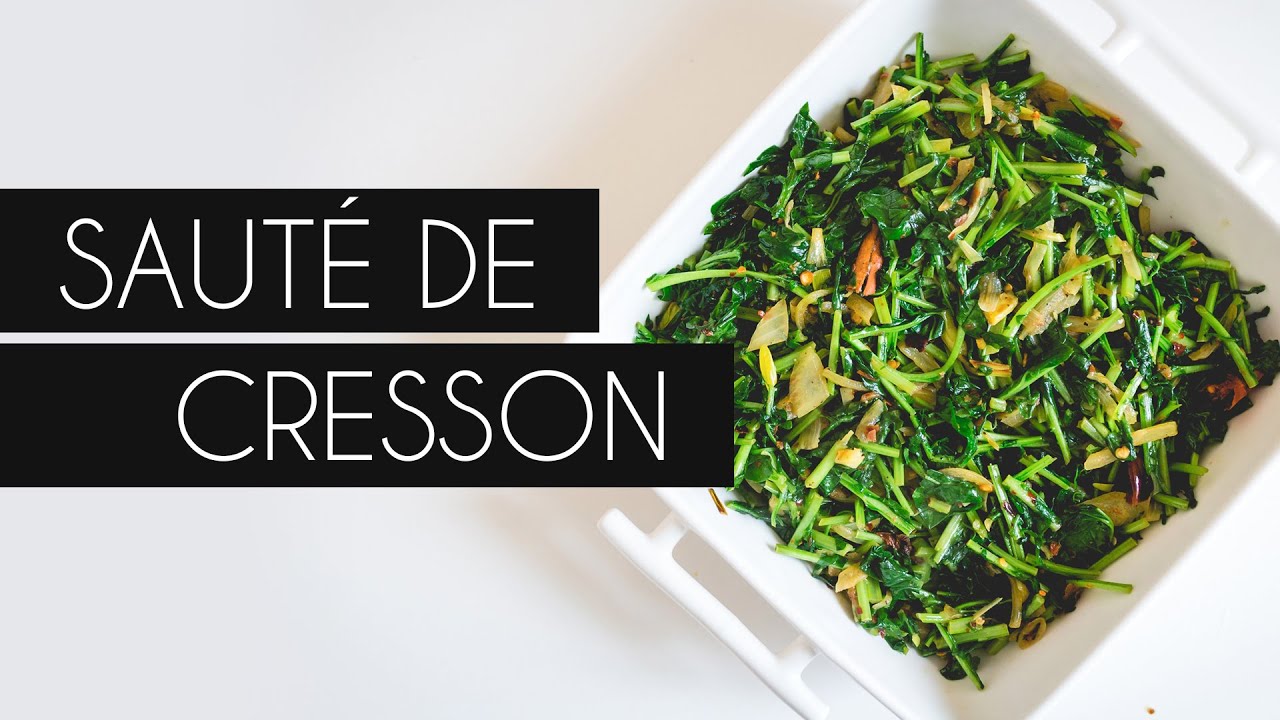 Sauté de cresson (cuisine sri lankaise)