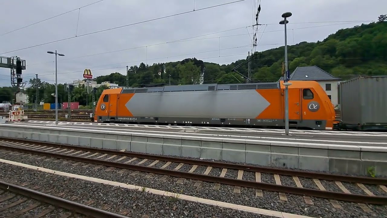 Alpha Trains BR 185 in Remagen am 21.7.22