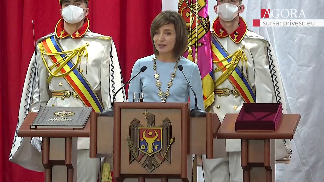 Discursul Maiei Sandu în calitate de nou președinte al țării