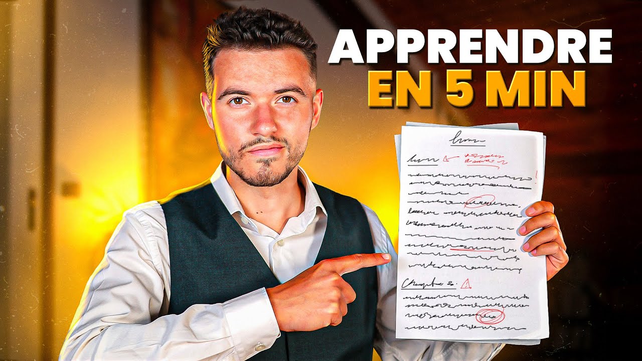 Comment apprendre et m&eacute;moriser un texte facilement ? (FINI LES TROUS DE M&Eacute;MOIRE)