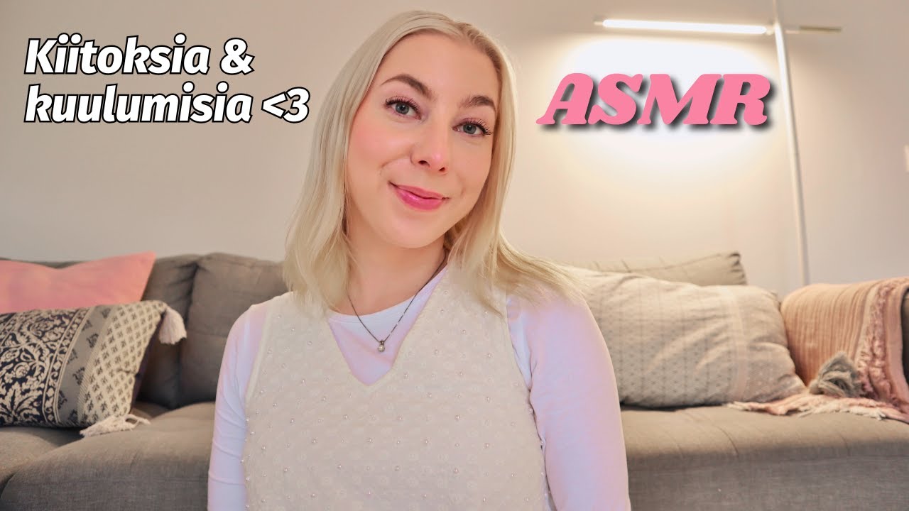 Kiitosvideo & kokemuksia vaaleista ❤️🌹 ASMR SUOMI Kuiskauksia
