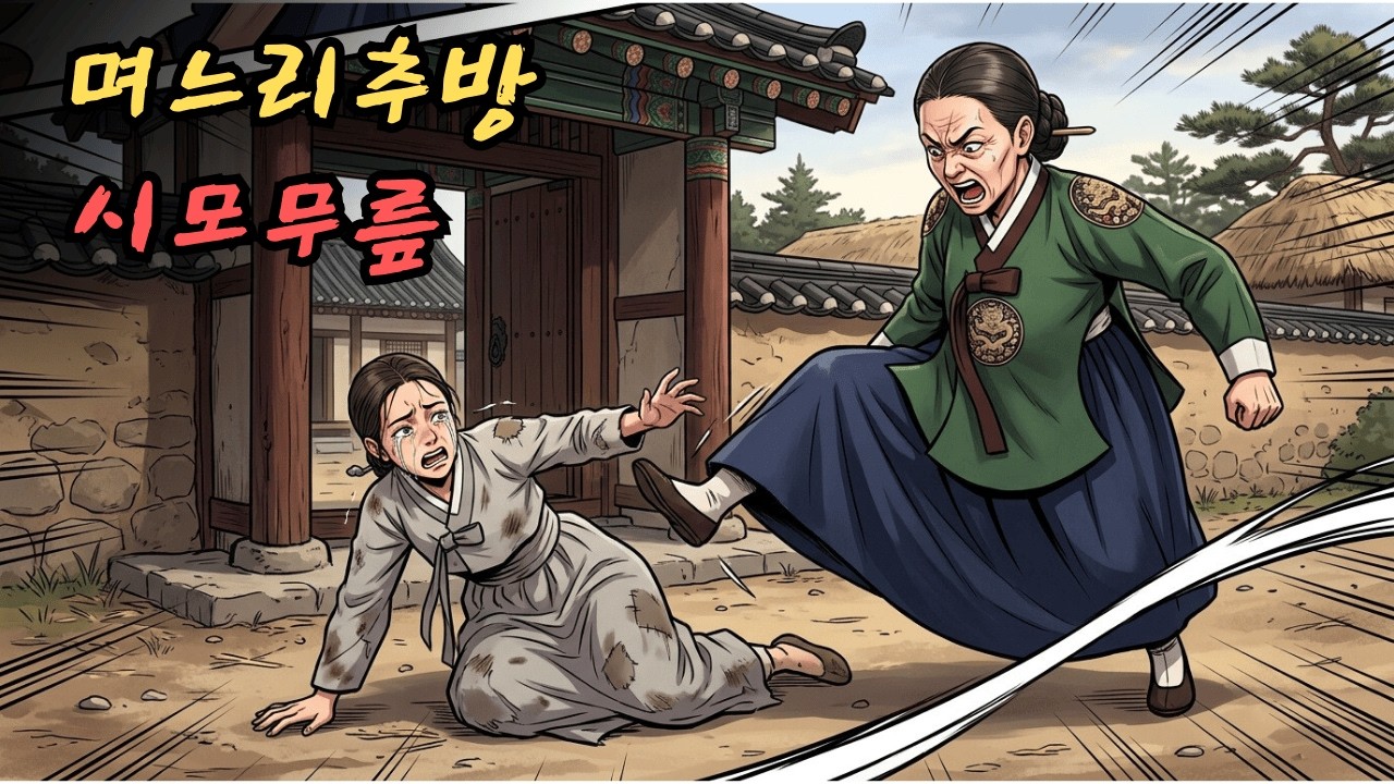 며느리는 시어머니에게 매를 맞고 집에서 쫓겨났다... 10년 후, 시어머니는 무릎을 꿇을 수밖에 없었다. | 민담 | 전설 | 설화 | 옛날이야기