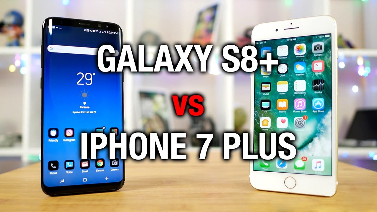 Samsung Galaxy S8+ vs Apple iPhone 7 Plus: Phablet fight! | Pocketnow
