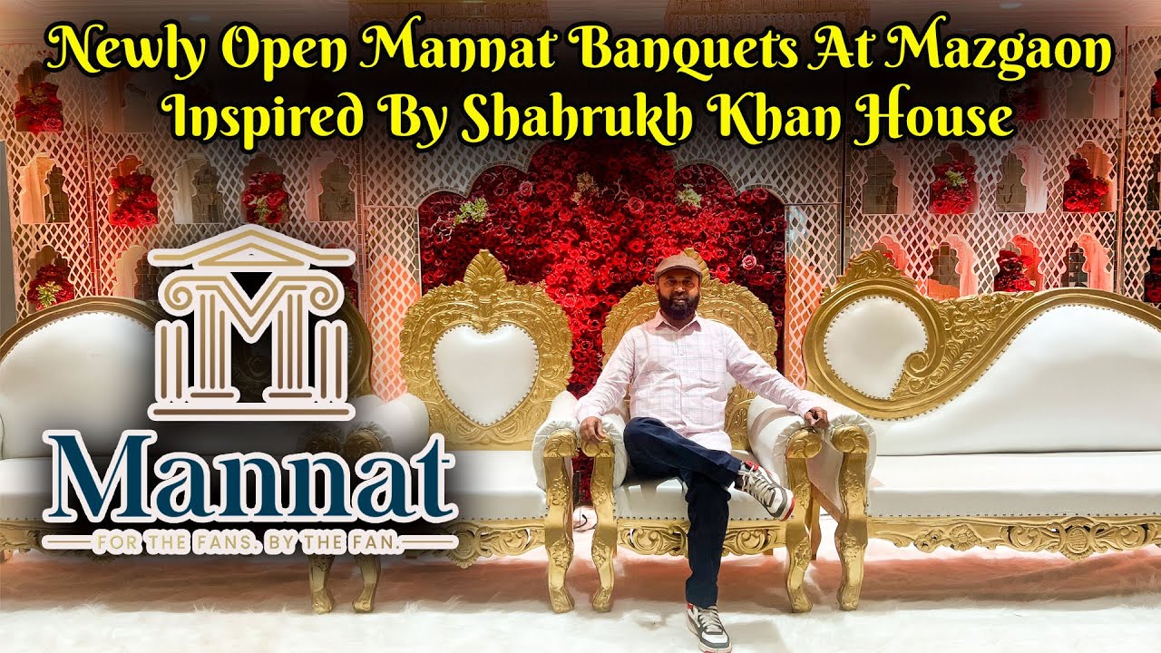 Inside Mannat Banquets: Mazgaon's LUXURY Venue (Like Shah Rukh Khan's House!) ✨👑