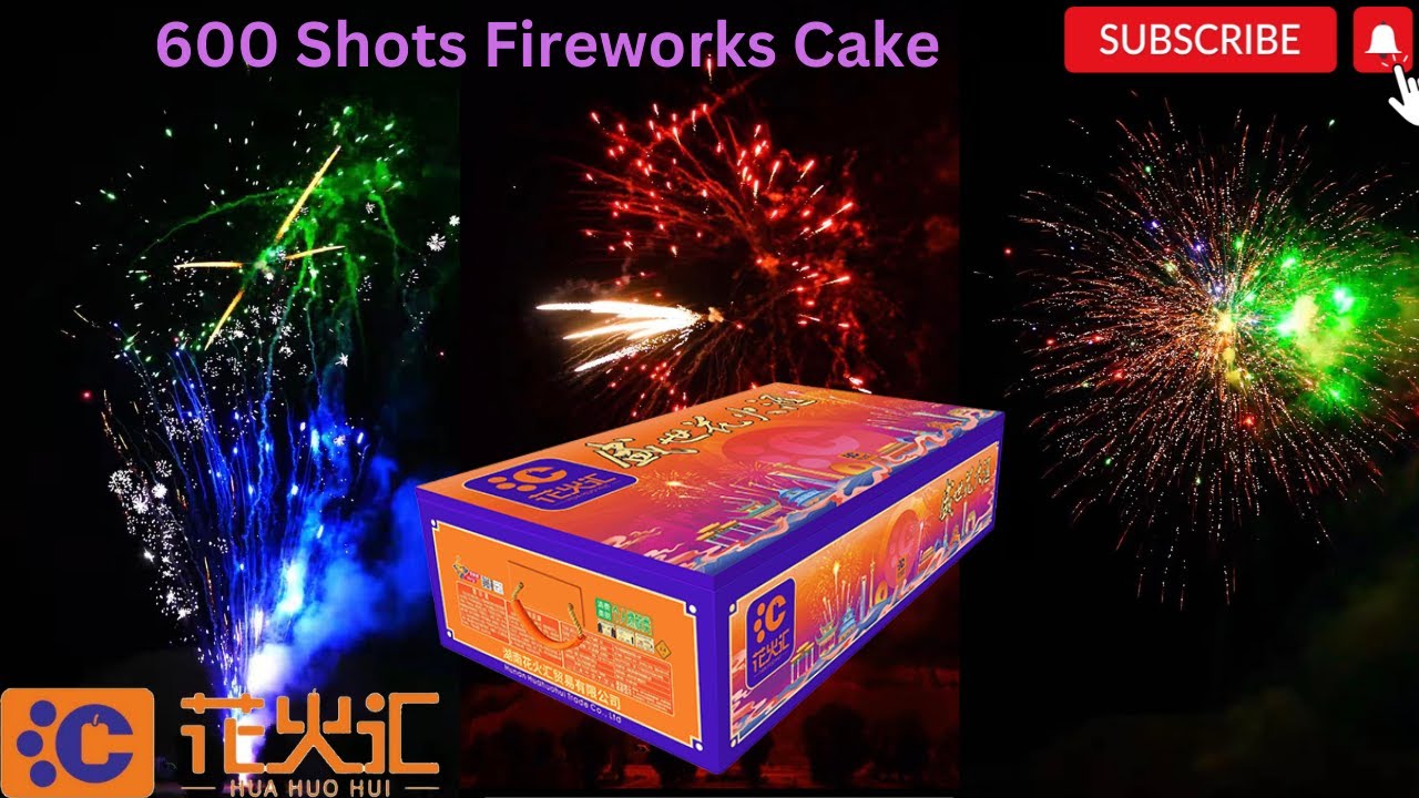 600 Shots HUA HUO HUI FIREWORKS CAKE 2023 | 600发 盛世花火汇