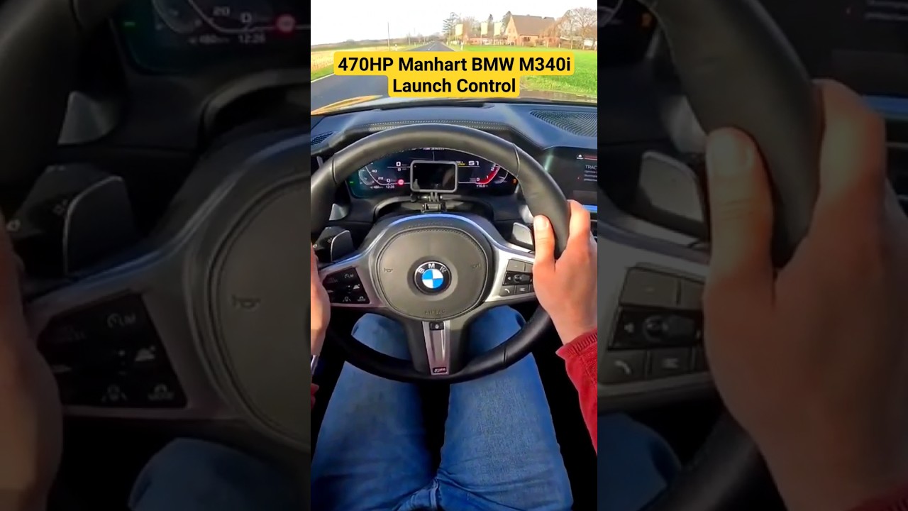 470HP MANHART BMW M340i Launch Control 🚀🔥