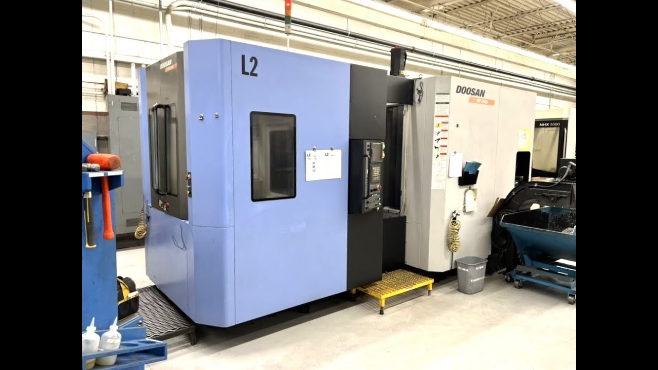 Doosan HP 5100 (2008): 14,000 RPM, 1,000 PSI Coolant Through, 2-Pallet