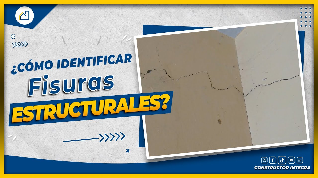 ✅¿CÓMO IDENTIFICAR FISURAS ESTRUCTURALES?✅ | ❌¿Es peligroso no saberlo?❌