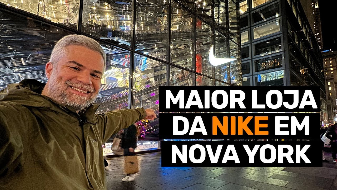 Conheça a LOJA DA NIKE EM NOVA YORK com 6 andares
