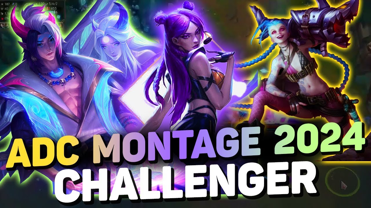 Challenger Adc Montage - Rank 1 Kaisa Jinx Aphelios Show Off