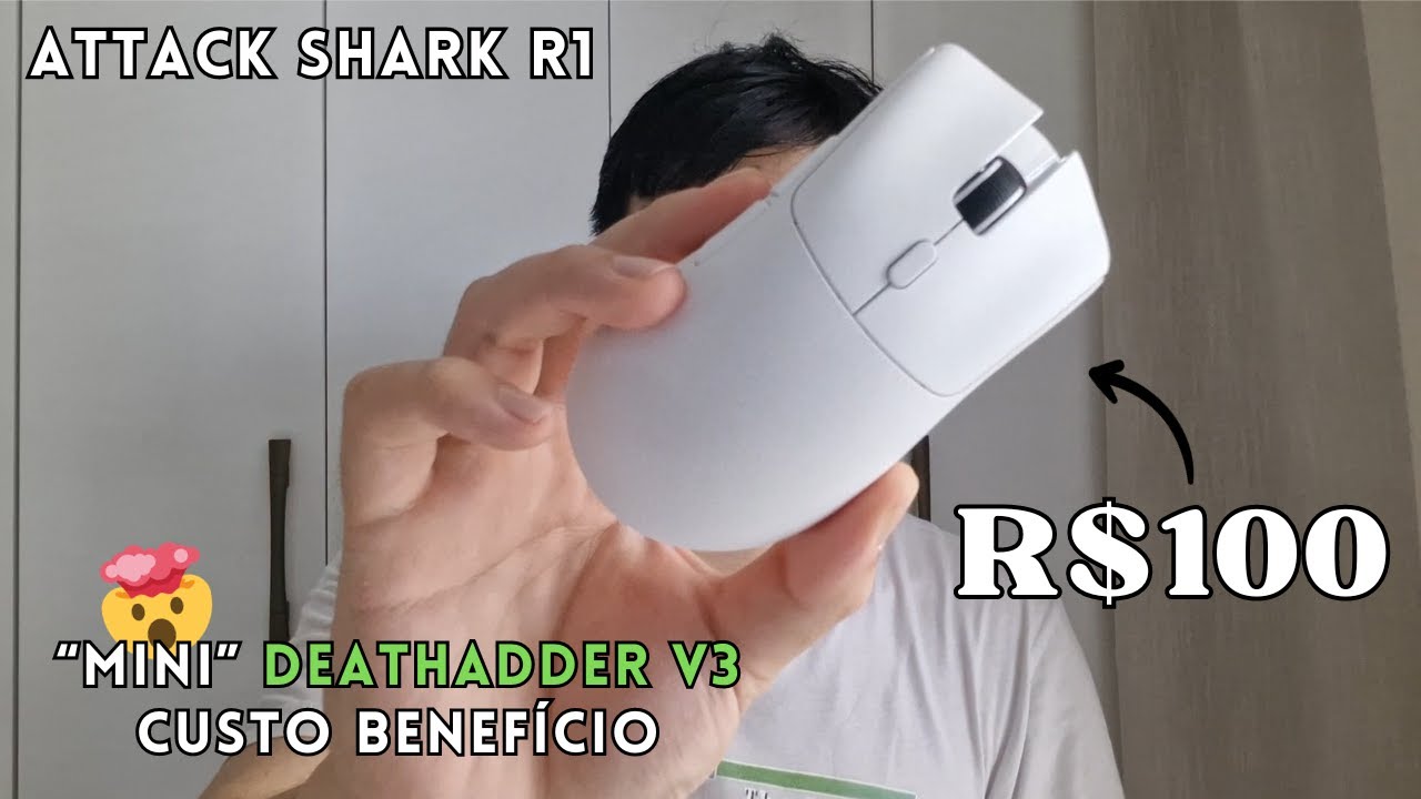 ABSURDO PELO PREÇO! Attack Shark R1 - Review Completo PT-BR