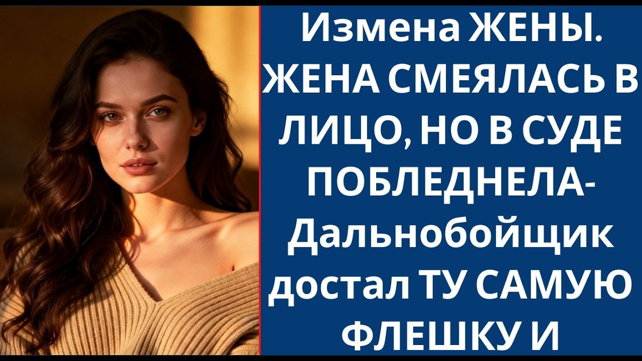 220 Измена ЖЕНЫ  ЖЕНА СМЕЯЛАСЬ В ЛИЦО, НО В СУДЕ ПОБЛЕДНЕЛА  Дальнобойщик достал ТУ САМУЮ ФЛЕШКУ И