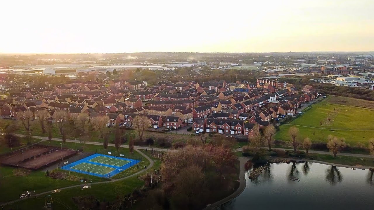 Derby by Drone | Alvaston Park and City Point, Wilmorton