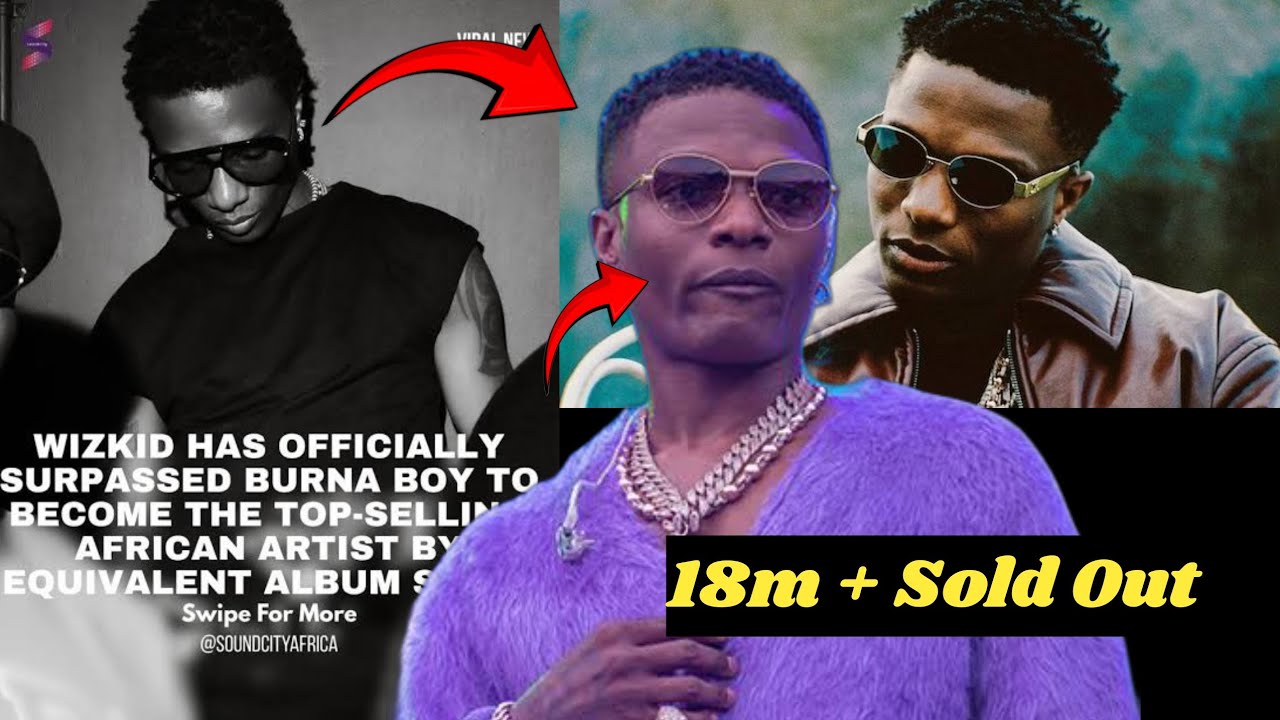 Wizkid продал 18,35 млн альбомов — стал самым продаваемым исполнителем афробита 🔥