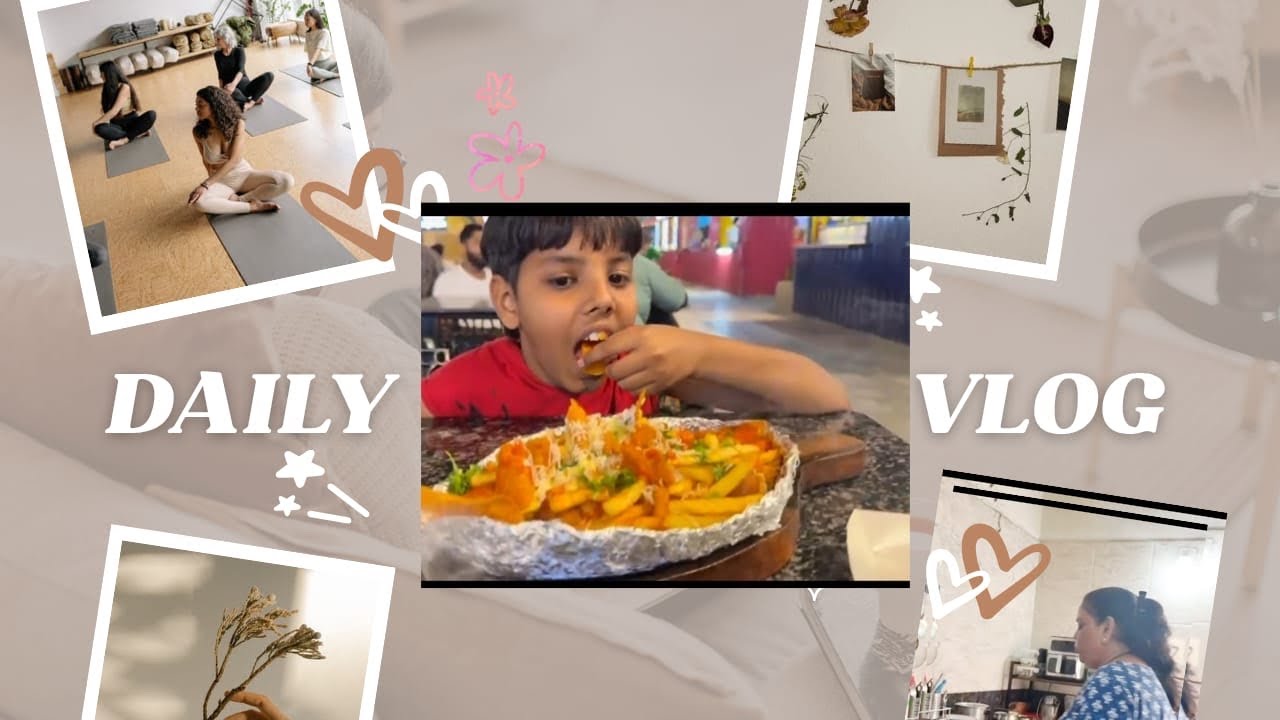 આજનો ડેલી રૂટિન | ઘરે બનાવેલું ઘી અને પૌત્ર સાથે ફૂડ કોર્ટ મજા