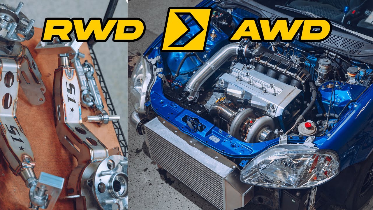 We Made Our 1000HP Civic AWD!