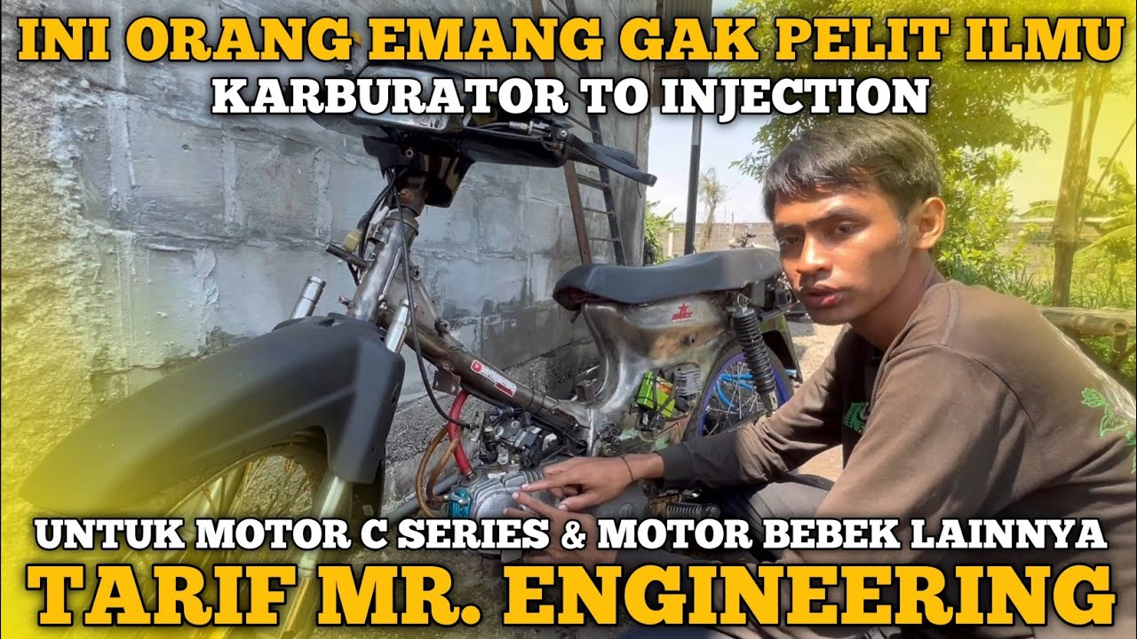 RACUN INJEKSI UNTUK MOTOR CSERIES & MOTOR BEBEK LAINNYA, BEGINI PENJELASAN MR.ENGINEERING SOAL TARIF
