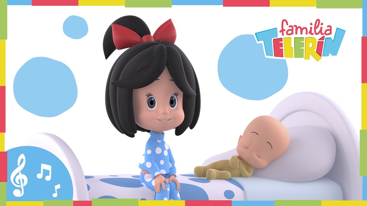 Nueva versión de vamos a la cama con Cleo y Cuquín | Familia Telerin