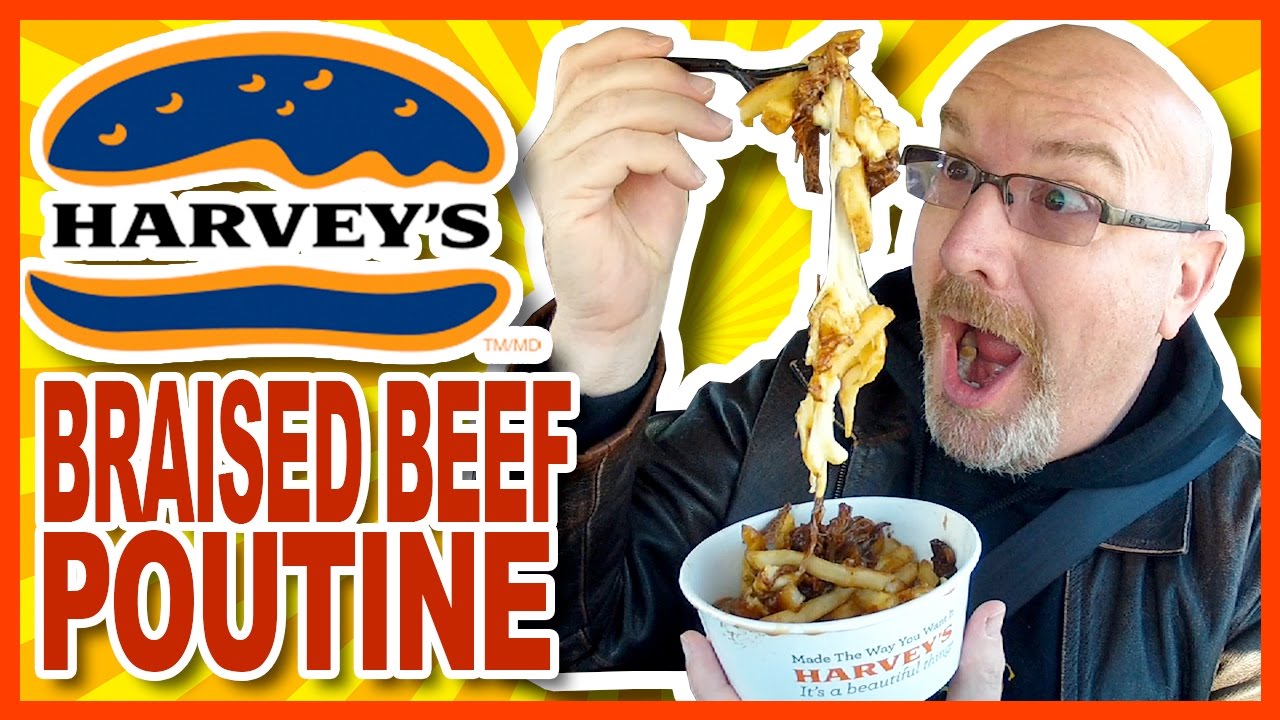 Harvey's Braised Beef Poutine Review & Drive-Thru Experience