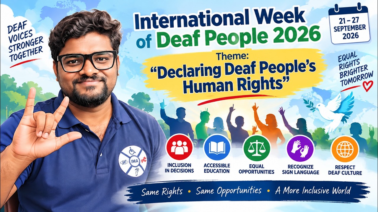 Deaf Voices. Stronger Together. 🤟 | International Week of Deaf People 2026 | IMA