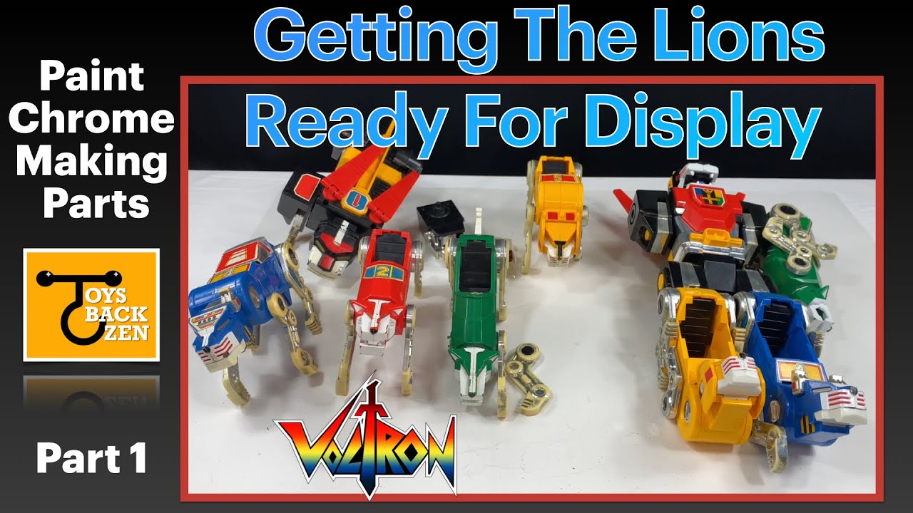1 - Making Missing Parts For Panosh Place Voltron - Painting & Chrome Work - Fixing Shoulder