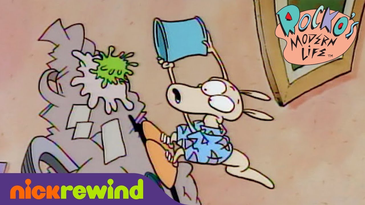 Garbage Day is a Very Dangerous Day | Rocko's Modern Life | NickRewind
