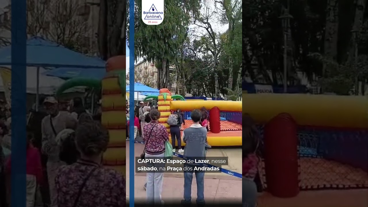 CAPTURA: Espa&ccedil;o de Lazer, nesse s&aacute;bado, na Pra&ccedil;a dos Andradas