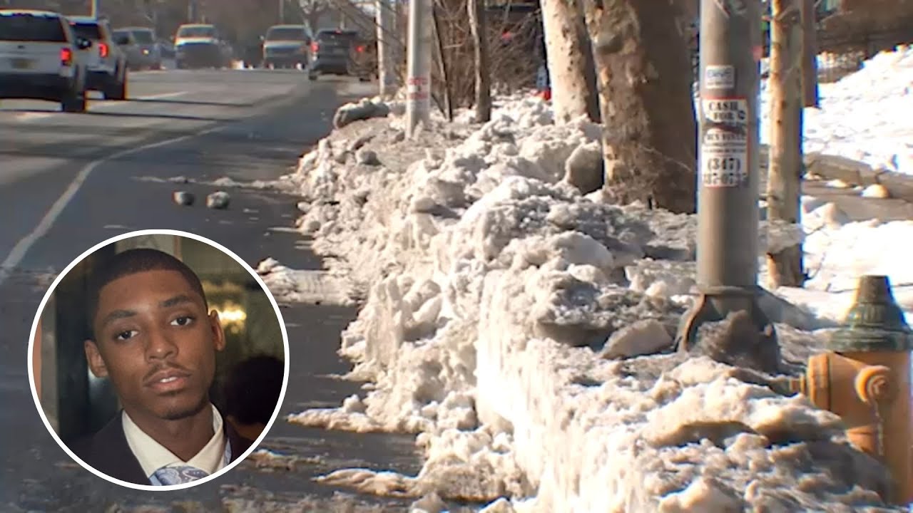 Family blames snow banks for pedestrian death in Newark