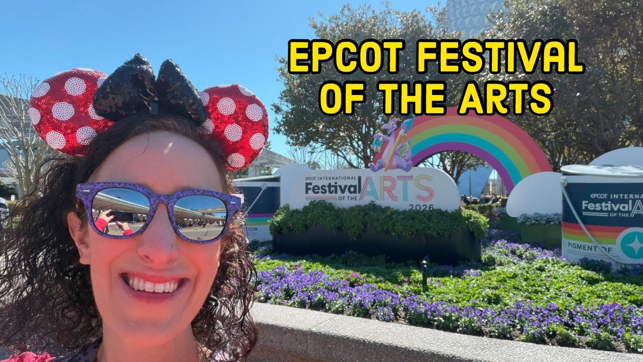 Just Vibing at EPCOT Festival of the Arts 🎨