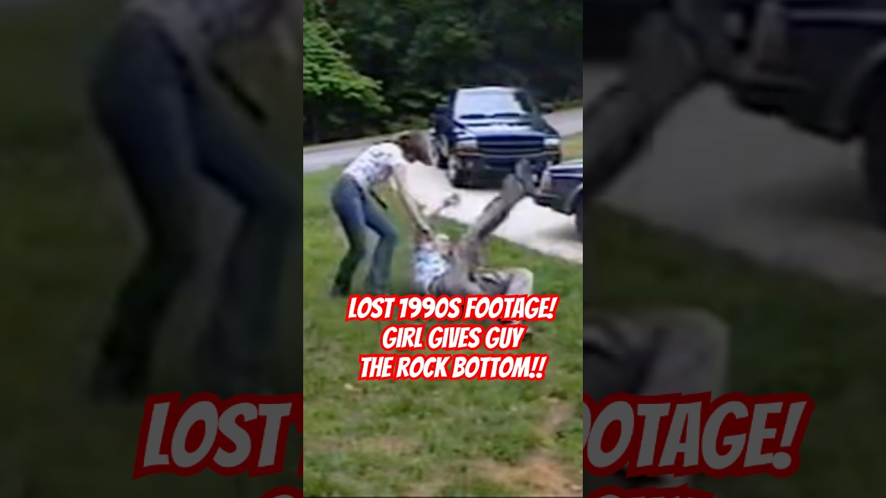 Lost 1990s Footage: Girl Gives Guy the Rock Bottom!!