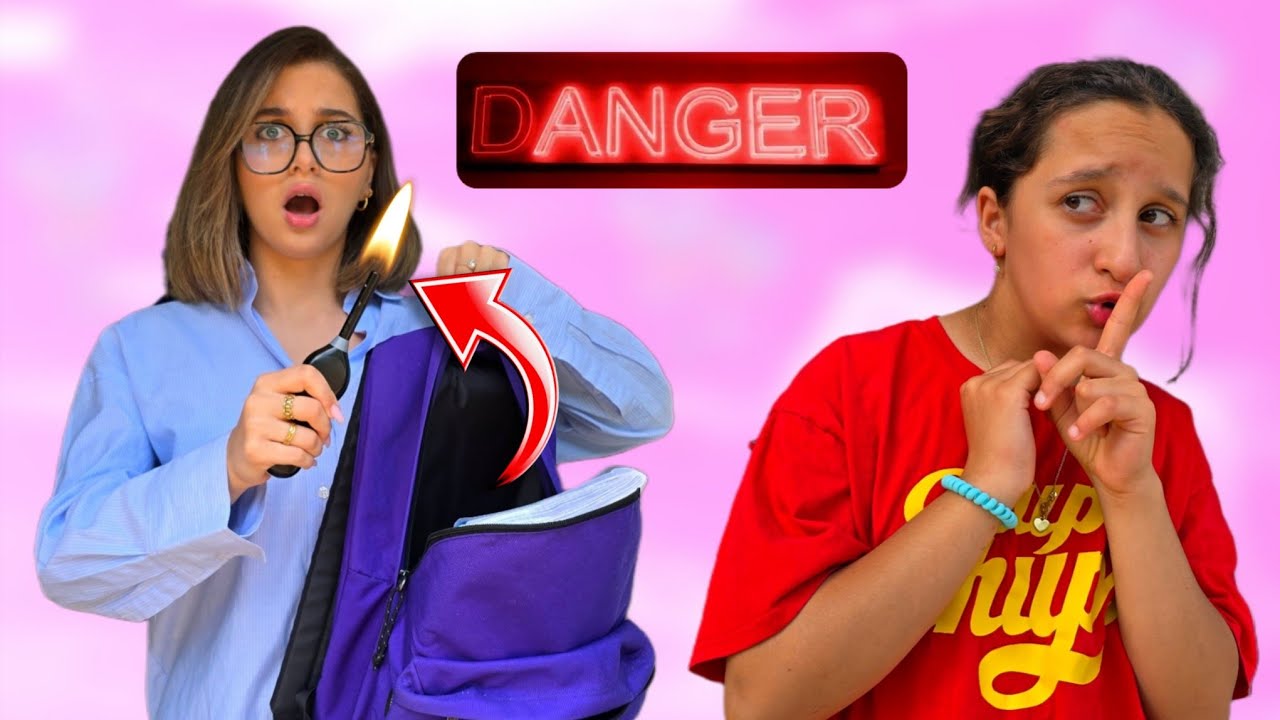 JE FOUILLE LE SAC D’ÉCOLE DE DIANA