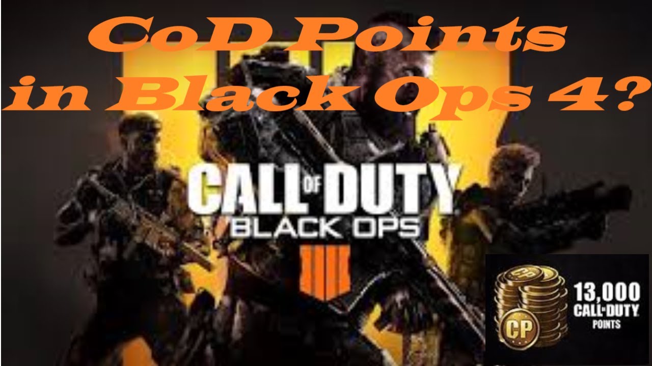 COD POINTS IN BLACK OPS 4? HOW TO GET COD POINTS
