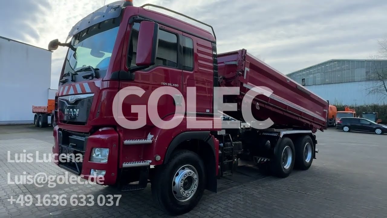 VERKAUFT - G200304 - MAN TGS 26.480 6x4 BL Kipper Bordmatic Retarder aus Baujahr 2015