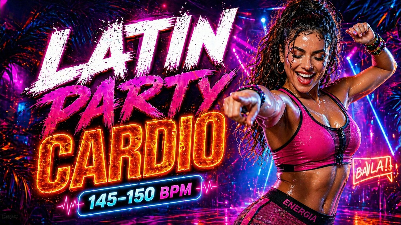 LATIN PARTY CARDIO 🔥 42 MIN  Dance Workout Nonstop 145&ndash;150 BPM