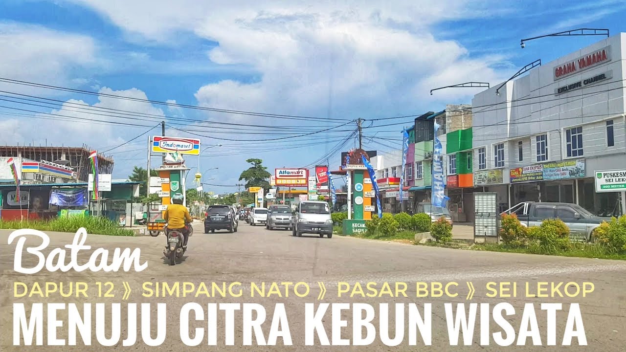 Jalan Menuju Ke Agrowisata Citra Kebun Wisata Sei Lekop Sagulung Batam Mulai dari Dapur 12 Batu Aji