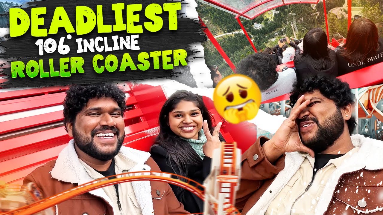 சாவு பயத்தை காட்டிட்டாங்க 🥶😱 | Switzerland Gelmerbahn ROLLER COASTER | Foodie Prabu