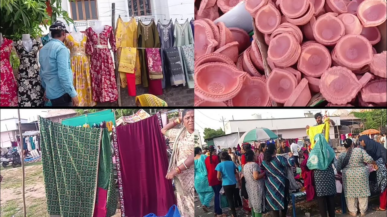 ₹50 માં કુર્તી મળશે #गुरुवार स्थानीय बाजार वडोदरा#Guruwari market Vadodara Gujarat India biggest Sal