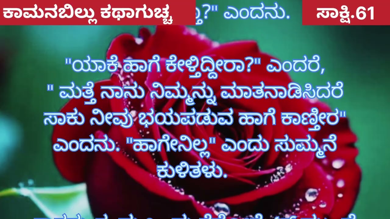ಸಾಕ್ಷಿ.61. ಸಾಕ್ಷಿಯ ದುಗುಡ ಕಡಿಮೆಯಾಗುತ್ತಿಲ್ಲ 