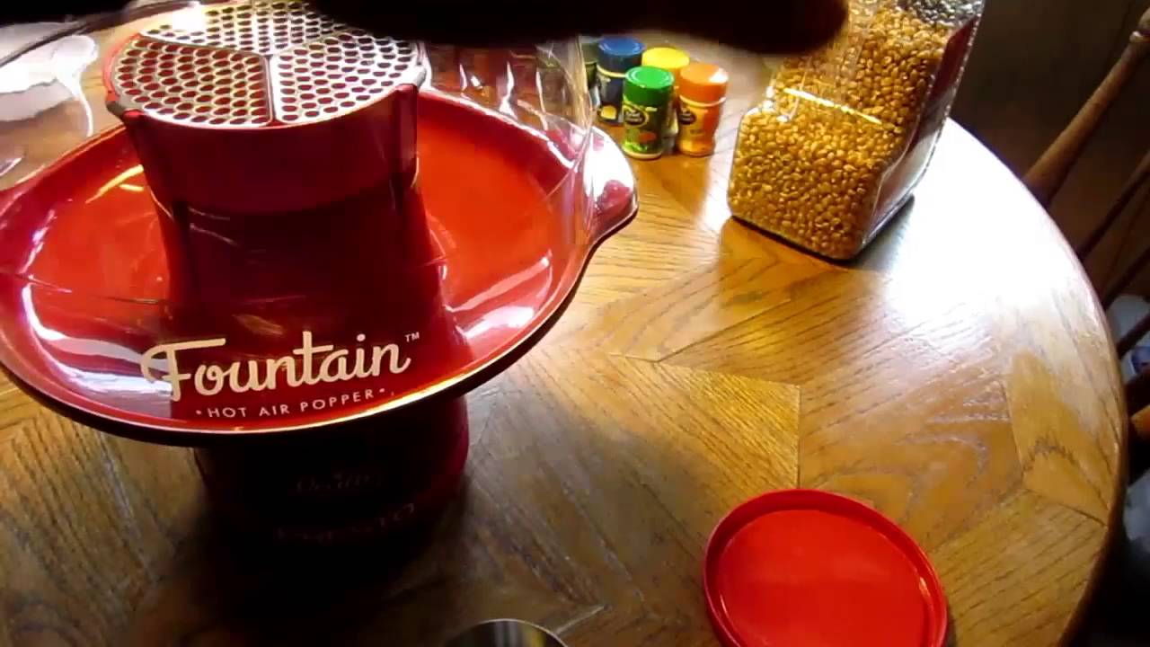 Presto Fountain Hot Air Popcorn Popper - Review & Demonstration