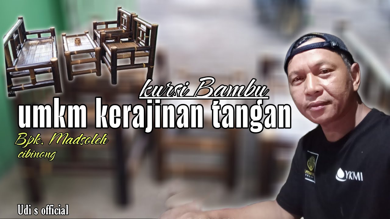 KERAJINAN TANGAN | KURSI BAMBU UMKM INDONESIA || UDI S OFFICIAL 