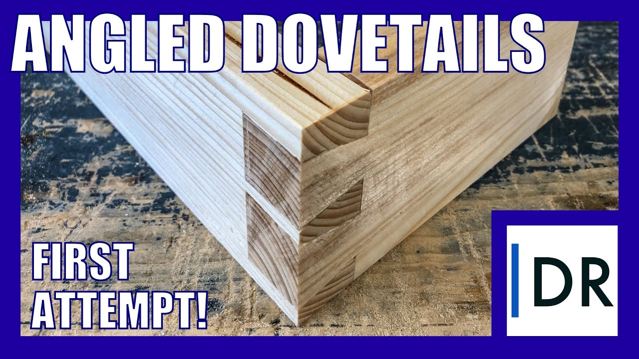 Angled Dovetail Joint First Try