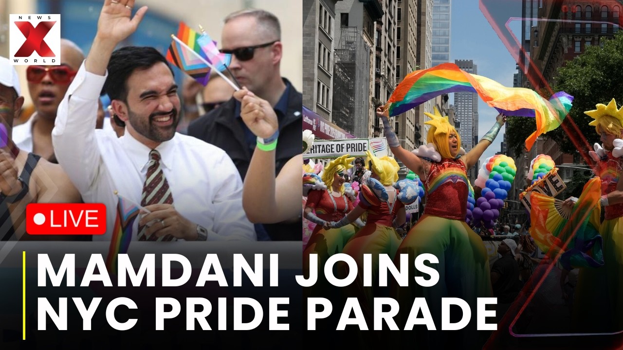 NYC Pride Parade LIVE: Mayor Zohran Mamdani Joins New York Pride Parade Celebrations | NewsX World