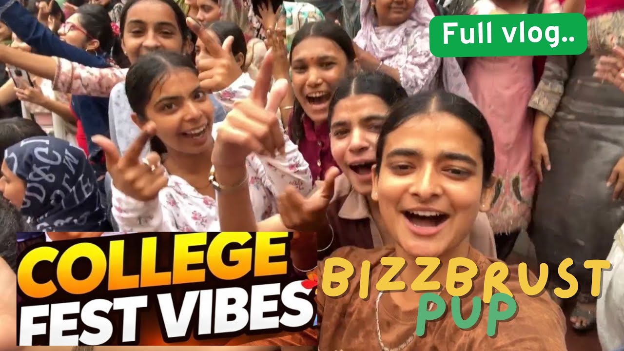 College Fest Vlog 2026 🔥 | BizzBrust Program | Punjabi University Patiala