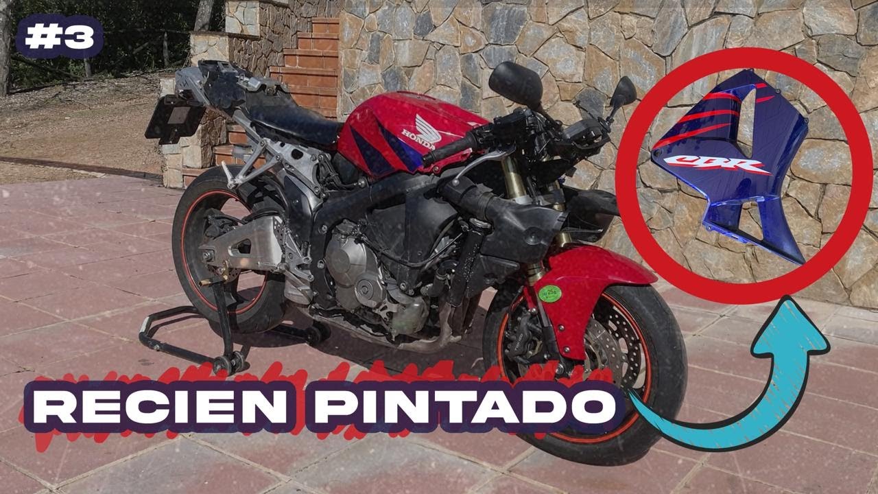Renovando el CARENADO de la CBR ACCIDENTADA que COMPRÉ Por 2000€