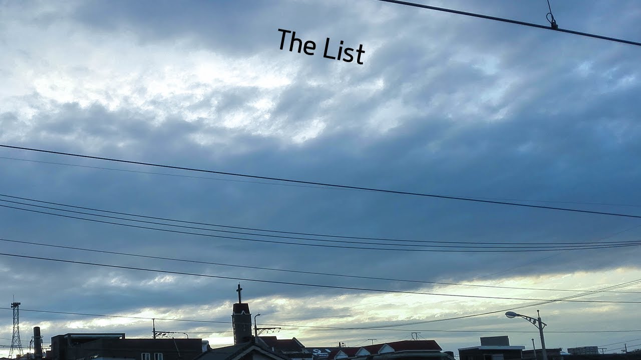 Moonchild - The List Lyrics