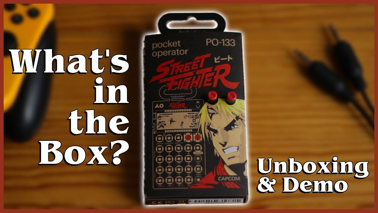 Teenage Engineering PO-133 Street Fighter | What's in the Box? (unboxing & demo)