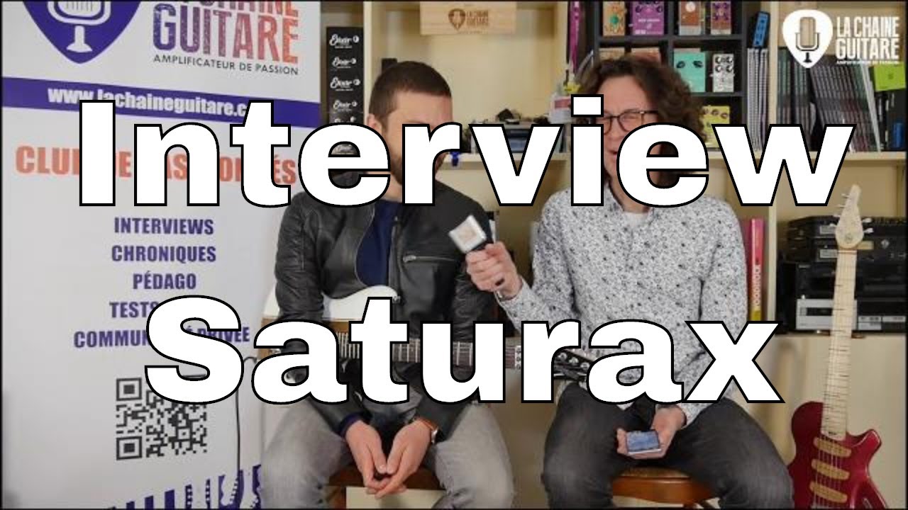 Interview Robin Angelini alias Saturax - Guitare &agrave; la Main