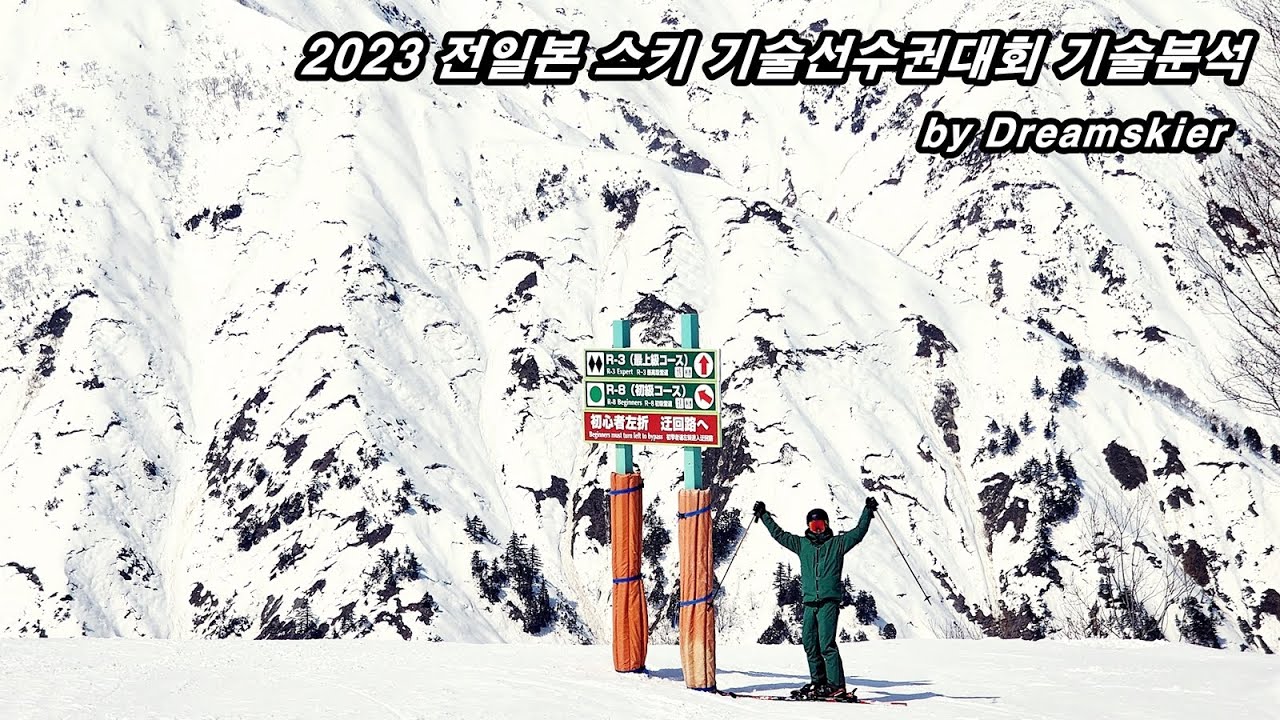 2024 동영상 스키스쿨..1 : 2023년 전일본 스키 기술선수권대회 기술분석