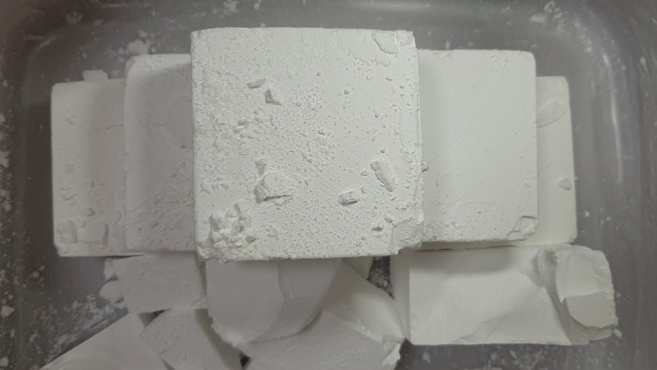 짐초크 부수기 ASMR 8 Ader gym chalk crumble